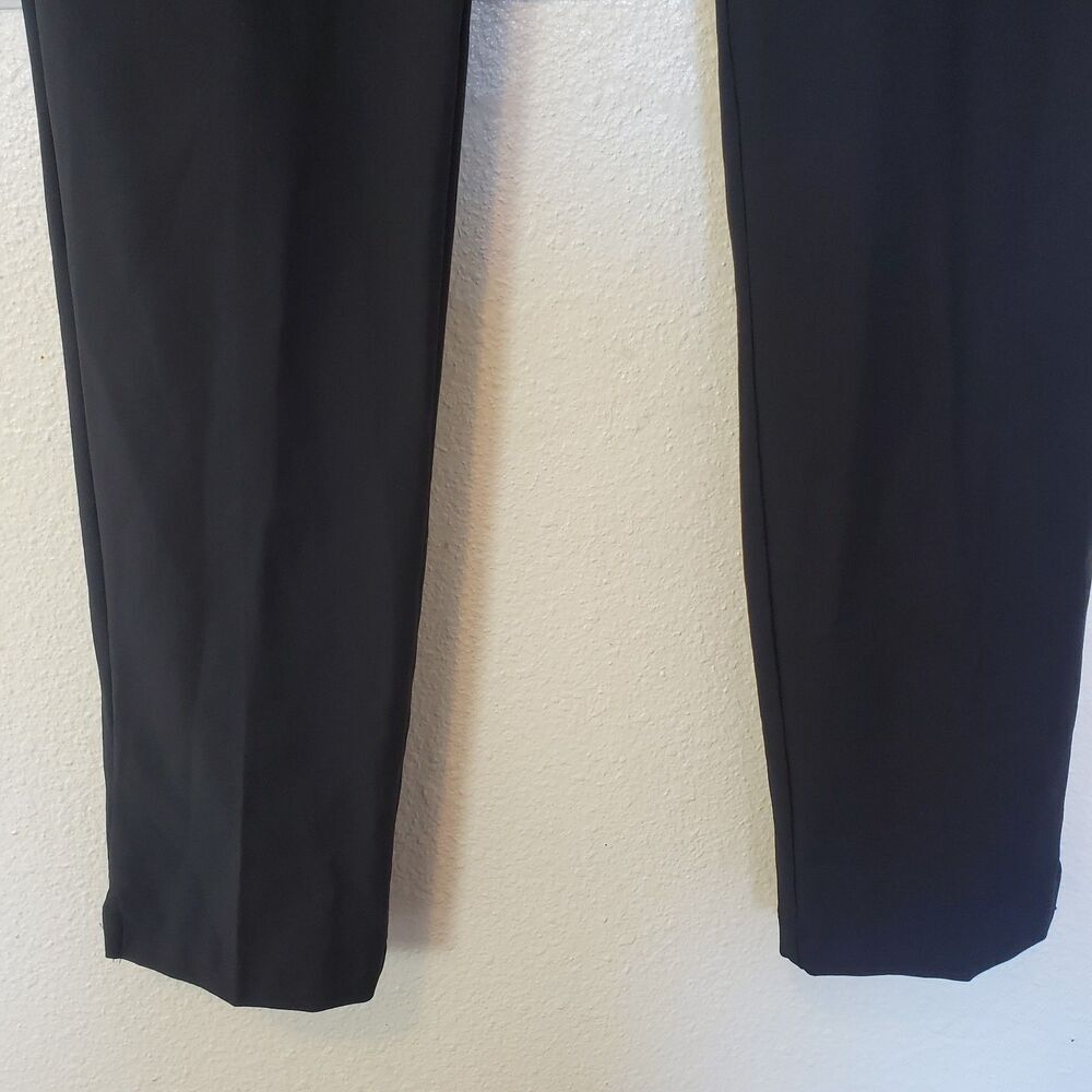 Adidas Golf Pants Flat Front Athletic Performance Womens Size 10 Dark Gray - Picture 3 of 16